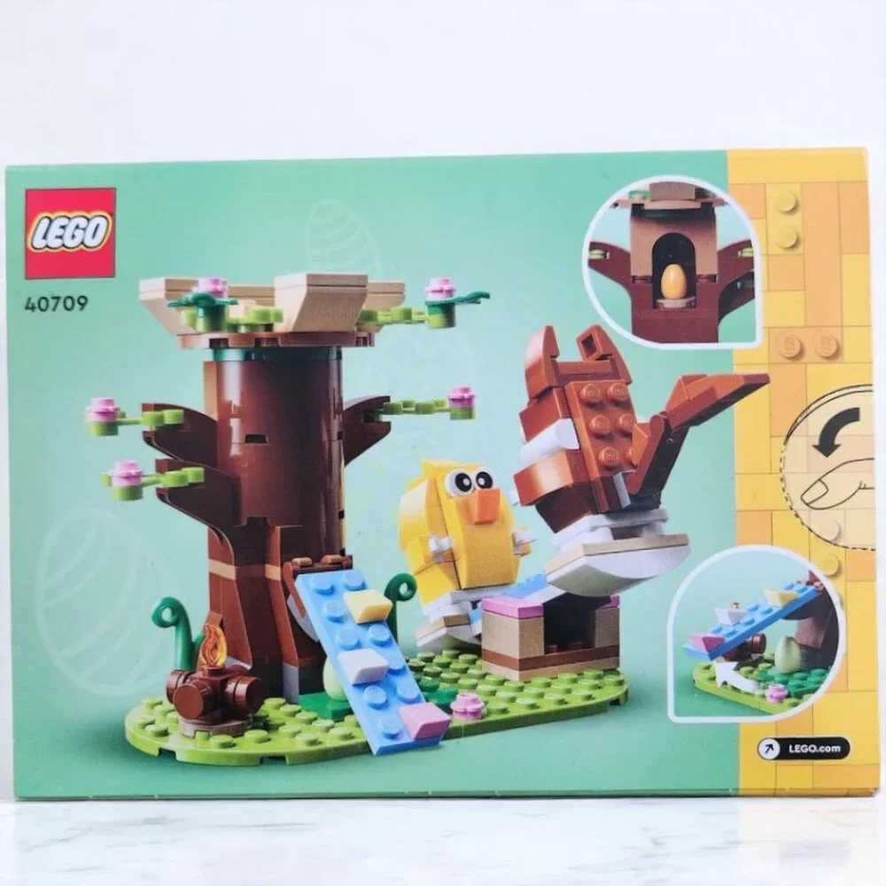 New LEGO Spring Animal Playground Building Toy Set Squirrel Chick Bird Figure 40